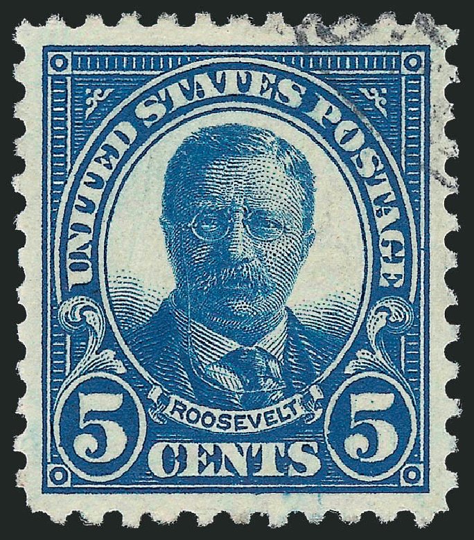 Values of US Stamp Scott Cat. #557: 1923 5c Roosevelt Perf 11. Robert Siegel Auction Galleries, Sep 2012, Sale 1028, Lot 468