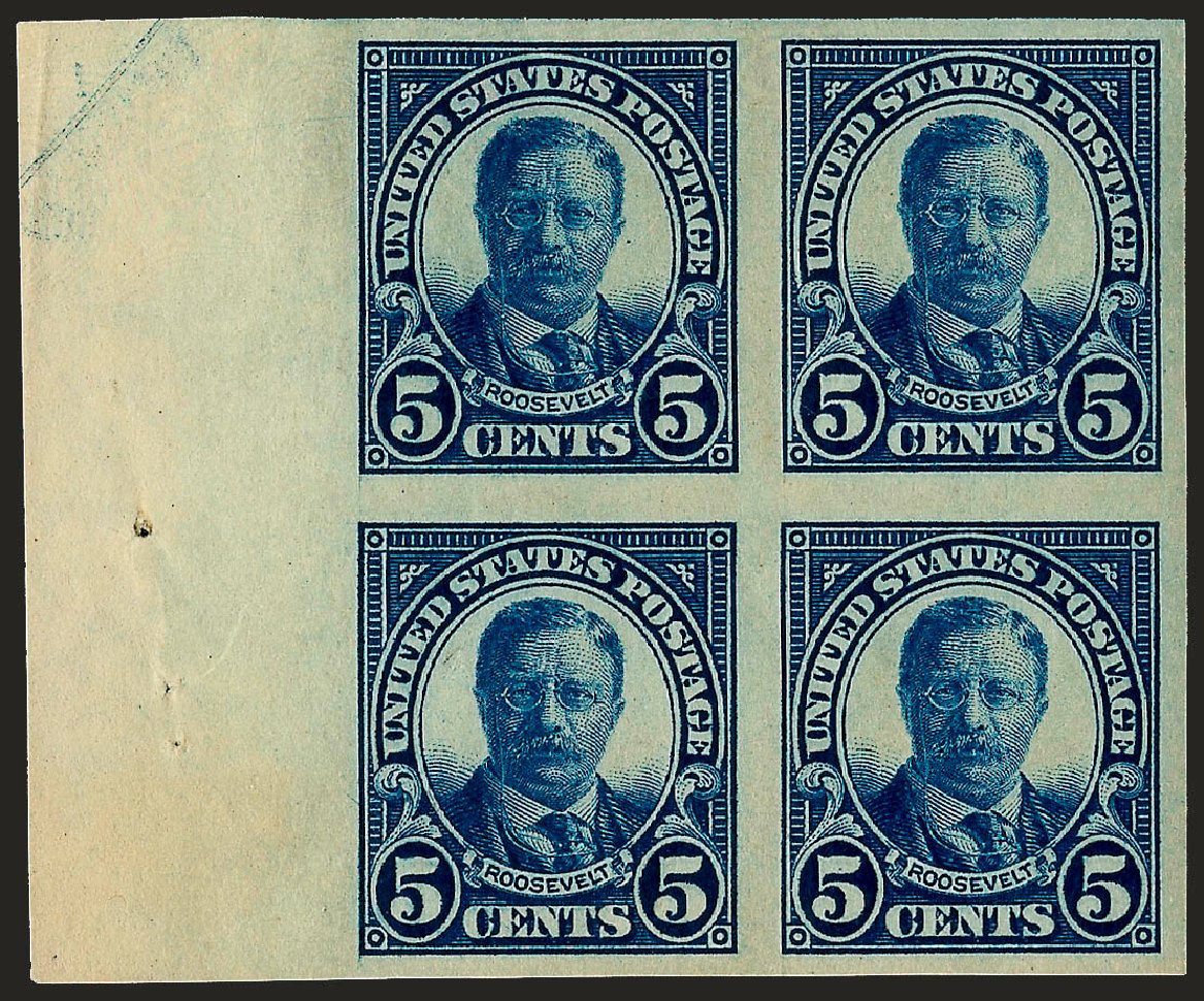 Cost of US Stamp Scott Cat. # 557: 5c 1923 Roosevelt Perf 11. Robert Siegel Auction Galleries, Sep 2009, Sale 968B, Lot 728