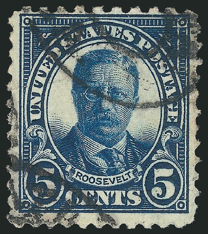 Prices of US Stamp Scott Cat. # 557: 5c 1923 Roosevelt Perf 11. Robert Siegel Auction Galleries, Sep 2012, Sale 1028, Lot 469