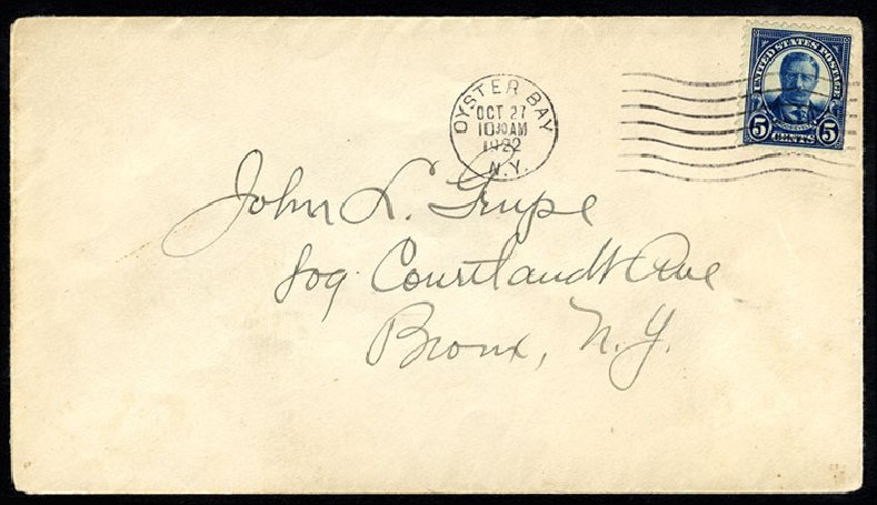 US Stamp Price Scott Cat. # 557 - 5c 1923 Roosevelt Perf 11. Cherrystone Auctions, Nov 2013, Sale 201311, Lot 73