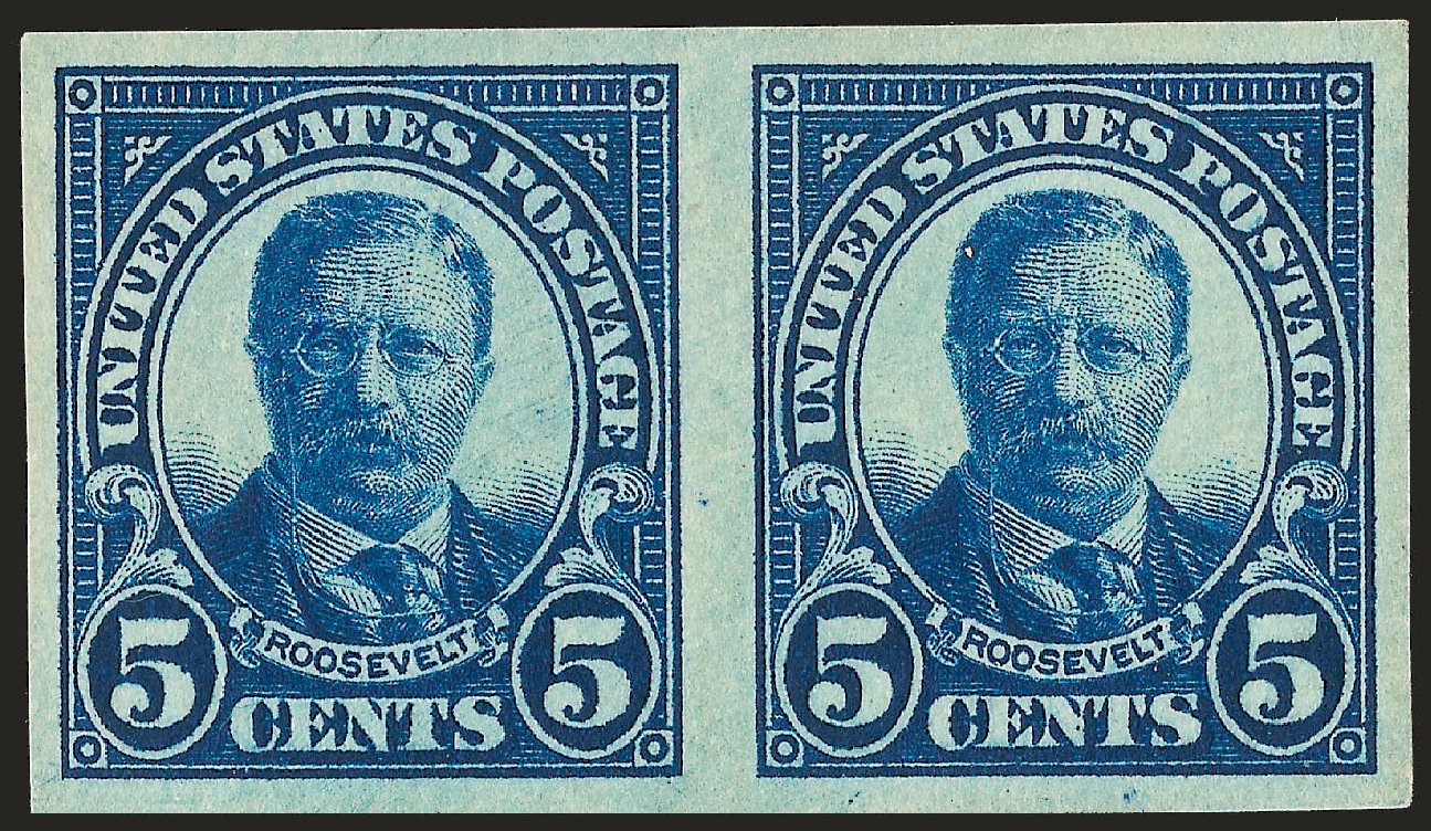US Stamps Value Scott Cat. # 557 - 5c 1923 Roosevelt Perf 11. Robert Siegel Auction Galleries, Sep 2009, Sale 976, Lot 2146