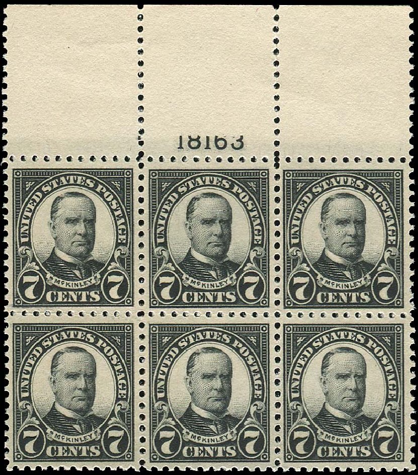 US Stamp Price Scott Catalog # 559: 7c 1923 McKinley Perf 11. Regency-Superior, Nov 2014, Sale 108, Lot 1360