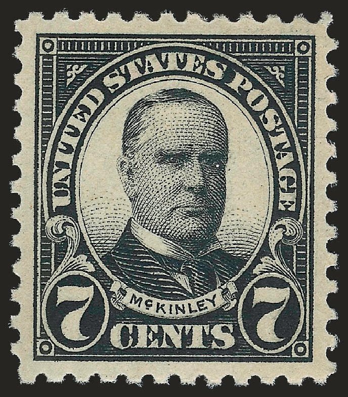 Prices of US Stamp Scott # 559 - 7c 1923 McKinley Perf 11. Robert Siegel Auction Galleries, Apr 2010, Sale 984, Lot 963