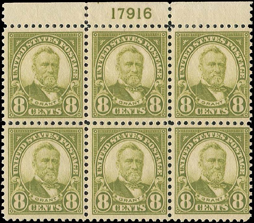 Prices of US Stamps Scott Cat. #560 - 8c 1923 Grant Perf 11. Regency-Superior, Aug 2015, Sale 112, Lot 1367