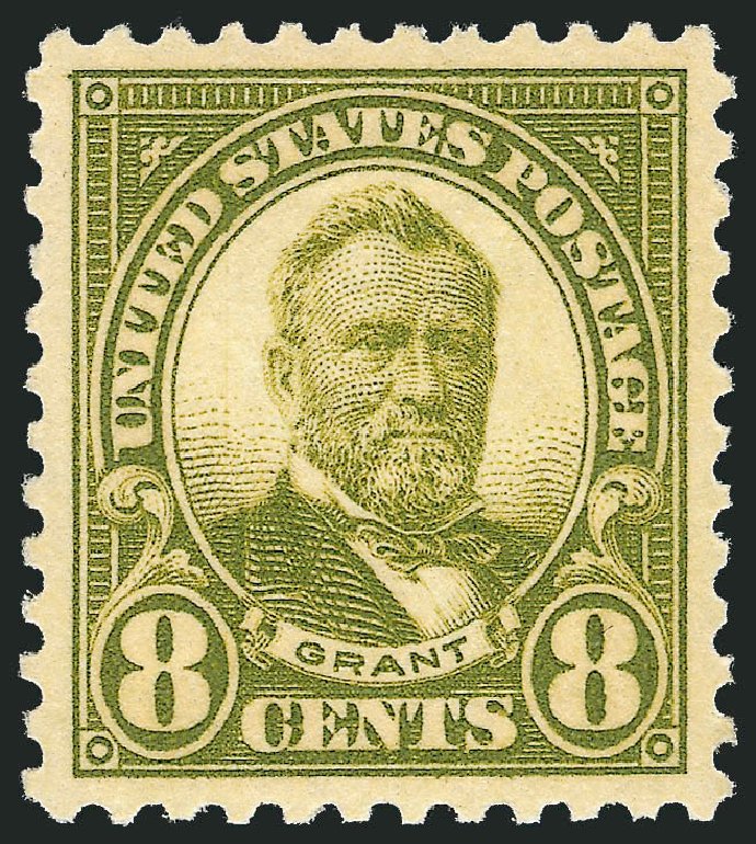 US Stamps Prices Scott Catalogue 560: 1923 8c Grant Perf 11. Robert Siegel Auction Galleries, Nov 2012, Sale 1034, Lot 487