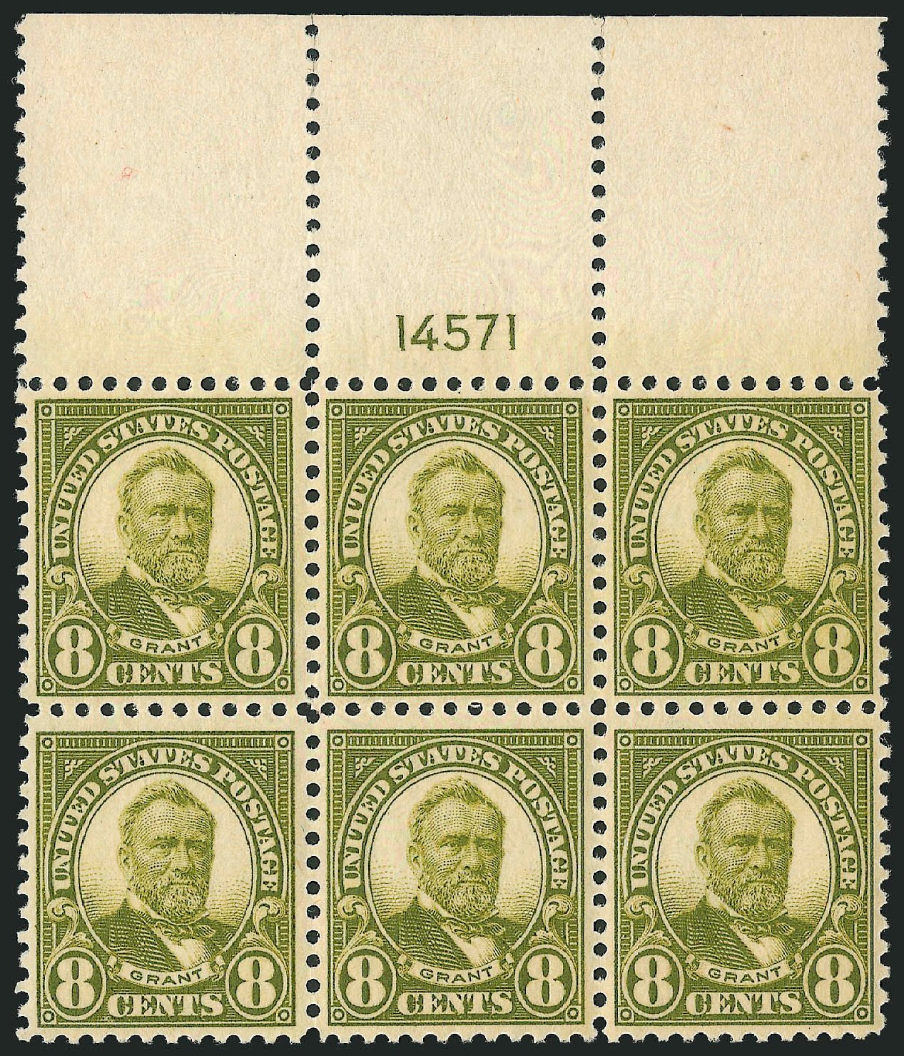 Cost of US Stamp Scott Cat. # 560 - 8c 1923 Grant Perf 11. Robert Siegel Auction Galleries, Mar 2014, Sale 1067, Lot 1617