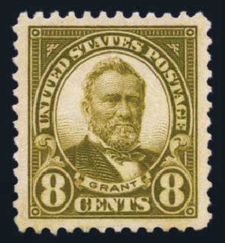 Prices of US Stamps Scott Catalogue #560 - 1923 8c Grant Perf 11. Harmer-Schau Auction Galleries, Aug 2014, Sale 102, Lot 2079