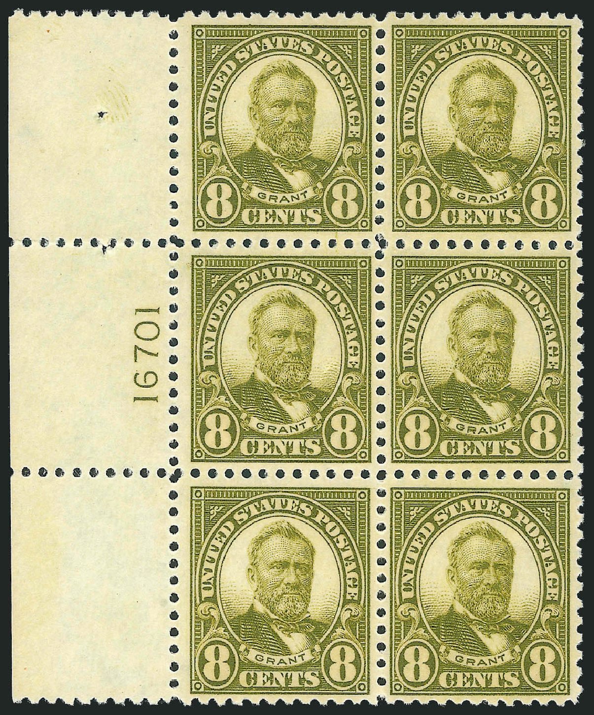 US Stamps Prices Scott #560 - 1923 8c Grant Perf 11. Robert Siegel Auction Galleries, Dec 2012, Sale 1037, Lot 2119