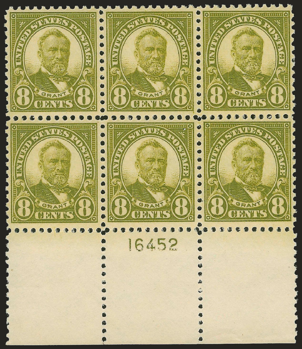 Costs of US Stamps Scott Catalog 560 - 8c 1923 Grant Perf 11. Robert Siegel Auction Galleries, Sep 2008, Sale 962, Lot 2849