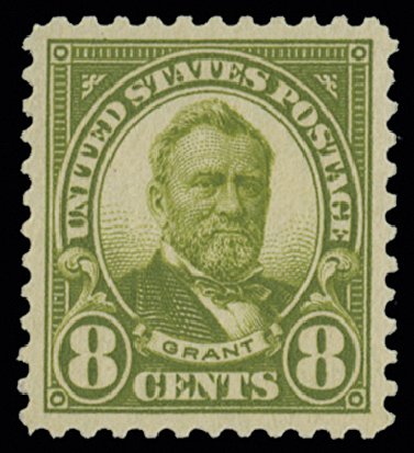 Cost of US Stamps Scott # 560: 1923 8c Grant Perf 11. H.R. Harmer, May 2014, Sale 3005, Lot 1320