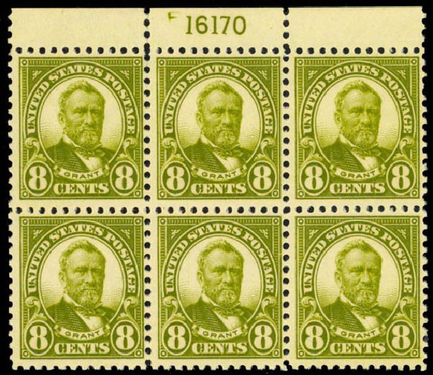 US Stamp Prices Scott Cat. 560 - 1923 8c Grant Perf 11. Daniel Kelleher Auctions, Mar 2013, Sale 635, Lot 690