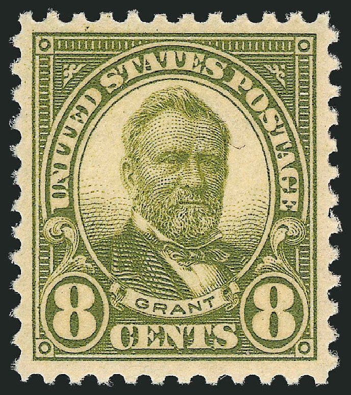 US Stamps Values Scott Catalogue 560 1923 8c Grant Perf 11