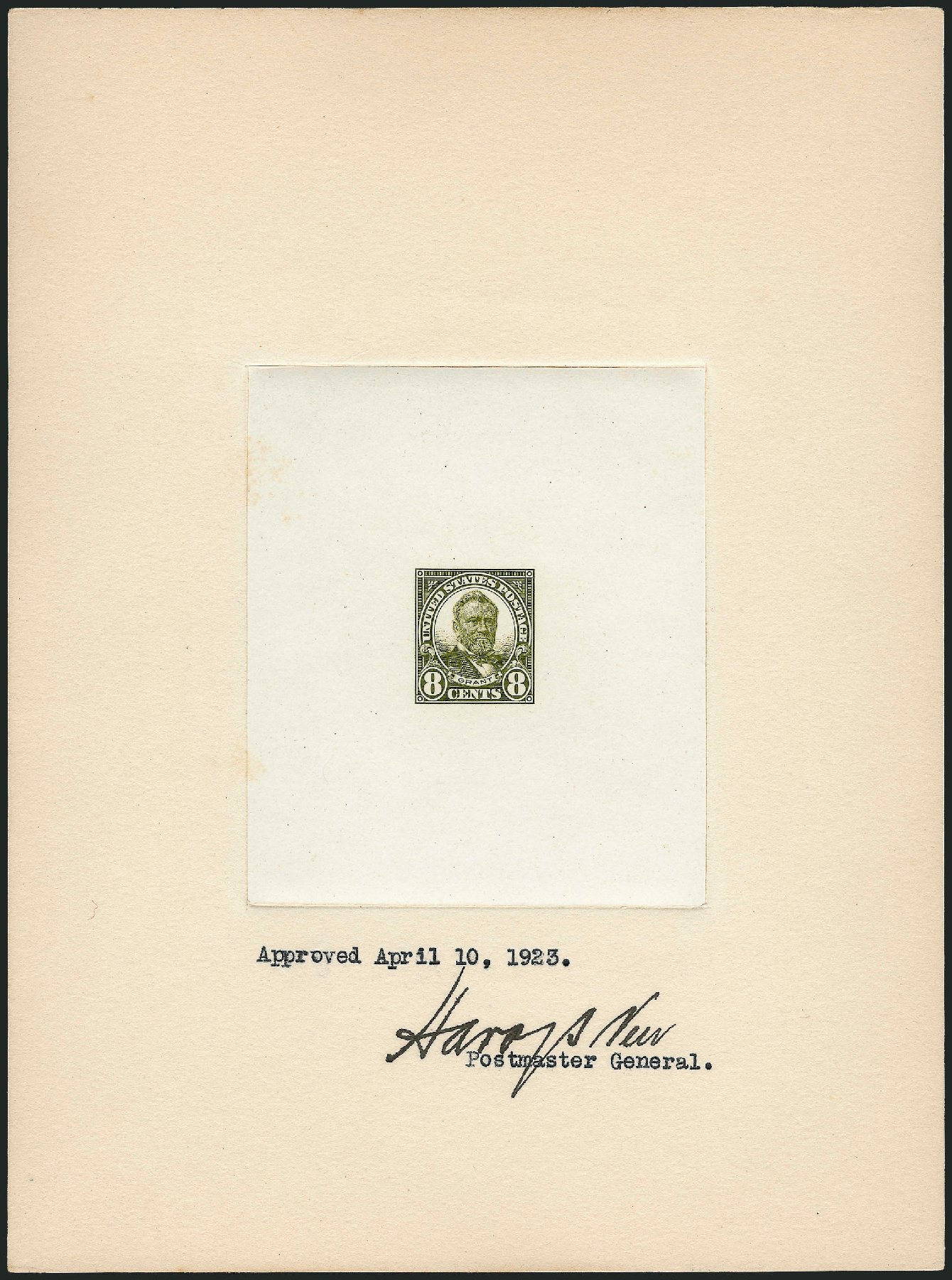 US Stamps Prices Scott # 560 - 1923 8c Grant Perf 11. Robert Siegel Auction Galleries, Sep 2008, Sale 962, Lot 2145