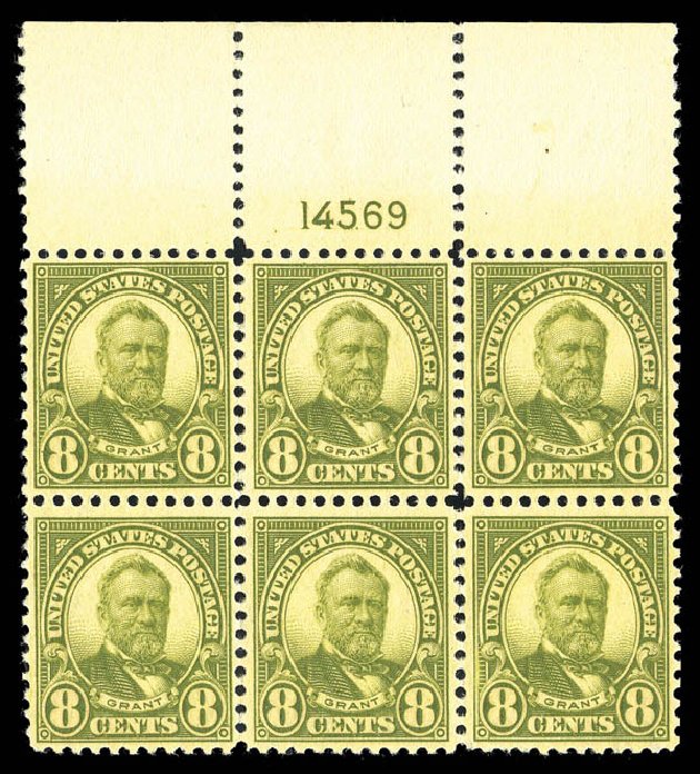 US Stamp Values Scott Catalog 560: 8c 1923 Grant Perf 11. Matthew Bennett International, Sep 2012, Sale 346, Lot 872
