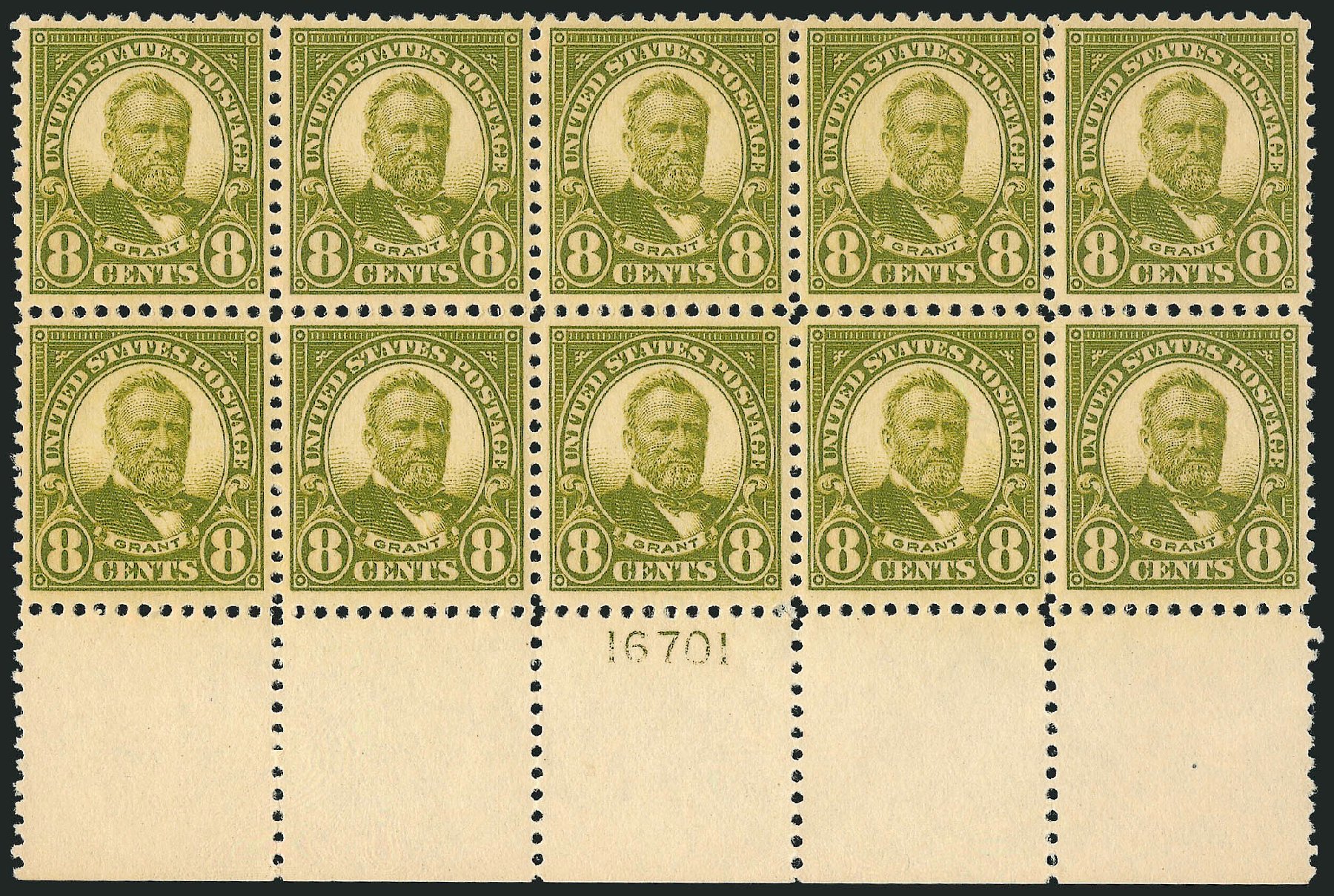 Cost of US Stamp Scott Catalogue #560: 8c 1923 Grant Perf 11. Robert Siegel Auction Galleries, Sep 2014, Sale 1078, Lot 596