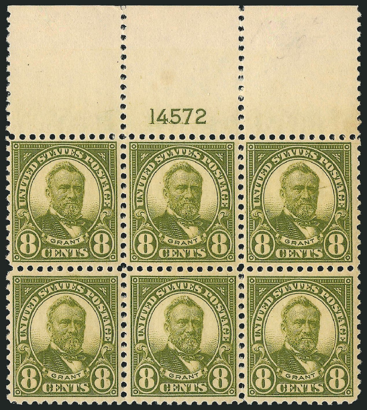 Costs of US Stamps Scott Cat. 560: 8c 1923 Grant Perf 11. Robert Siegel Auction Galleries, Feb 2015, Sale 1093, Lot 526