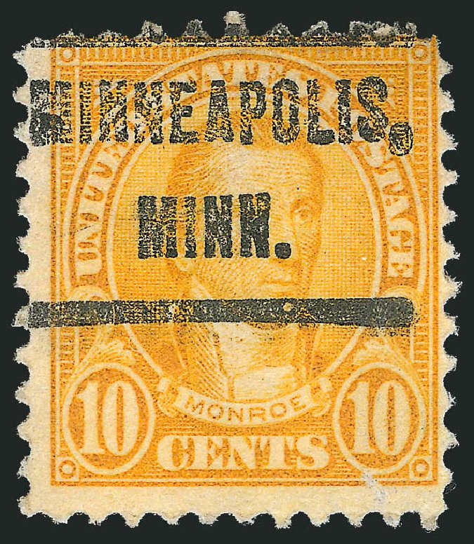 Costs of US Stamps Scott Cat. 562: 10c 1923 Monroe Perf 11. Robert Siegel Auction Galleries, Dec 2010, Sale 1001, Lot 2144