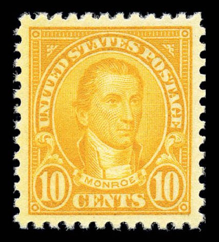 Cost of US Stamps Scott Catalog # 562: 1923 10c Monroe Perf 11. Matthew Bennett International, Sep 2010, Sale 331, Lot 766