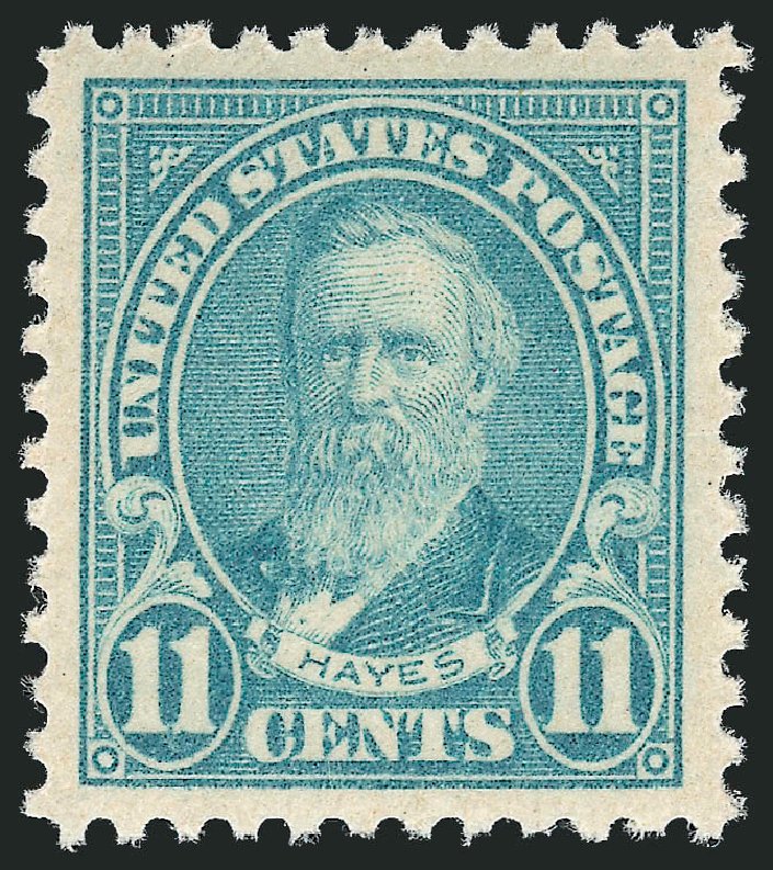 US Stamp Prices Scott Cat. 563: 1923 11c Hayes Perf 11. Robert Siegel Auction Galleries, Nov 2012, Sale 1034, Lot 489