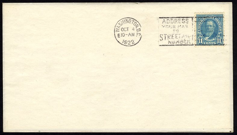 Values of US Stamp Scott Cat. #563: 1923 11c Hayes Perf 11. Cherrystone Auctions, Apr 2014, Sale 201404, Lot 91