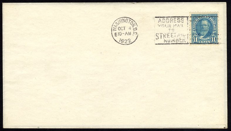 Values of US Stamps Scott Catalog # 563: 11c 1923 Hayes Perf 11. Cherrystone Auctions, Jan 2010, Sale 201001, Lot 163