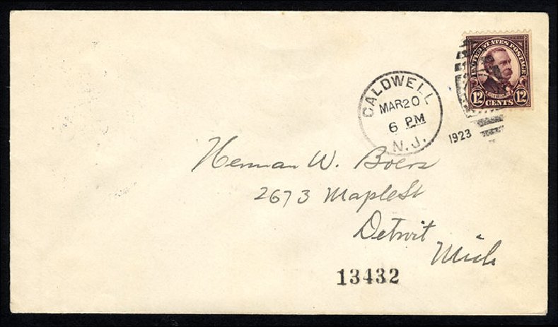 US Stamps Value Scott #564 - 12c 1923 Cleveland Perf 11. Cherrystone Auctions, Jun 2009, Sale 200906, Lot 267