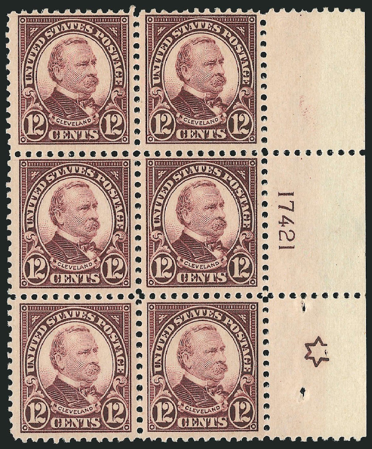 Values of US Stamps Scott Catalog #564: 1923 12c Cleveland Perf 11. Robert Siegel Auction Galleries, Sep 2014, Sale 1078, Lot 597