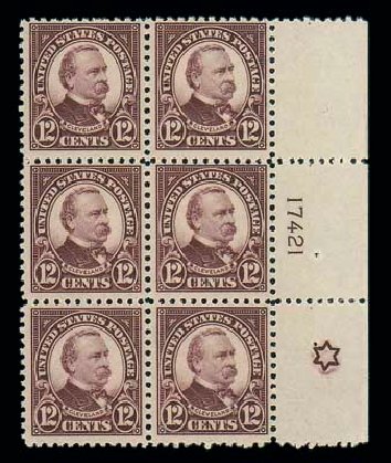Costs of US Stamps Scott Cat. 564: 12c 1923 Cleveland Perf 11. Matthew Bennett International, Dec 2007, Sale 325, Lot 2234