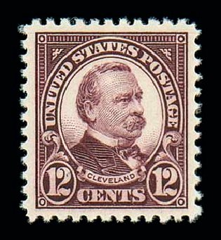 Prices of US Stamps Scott Cat. # 564 - 1923 12c Cleveland Perf 11. Matthew Bennett International, Dec 2007, Sale 325, Lot 2233