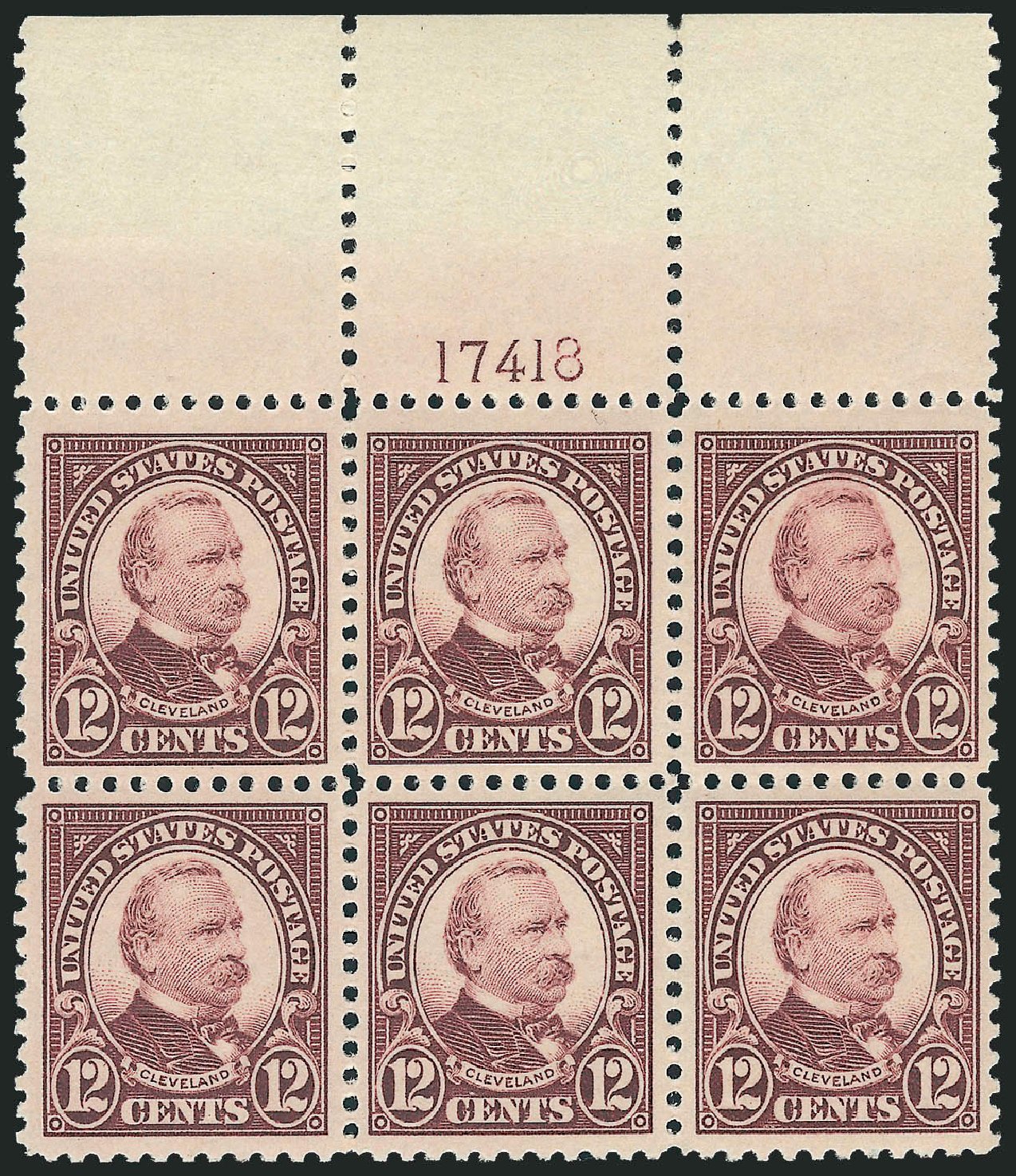 Prices of US Stamp Scott Cat. 564 - 1923 12c Cleveland Perf 11. Robert Siegel Auction Galleries, Dec 2009, Sale 982, Lot 5946