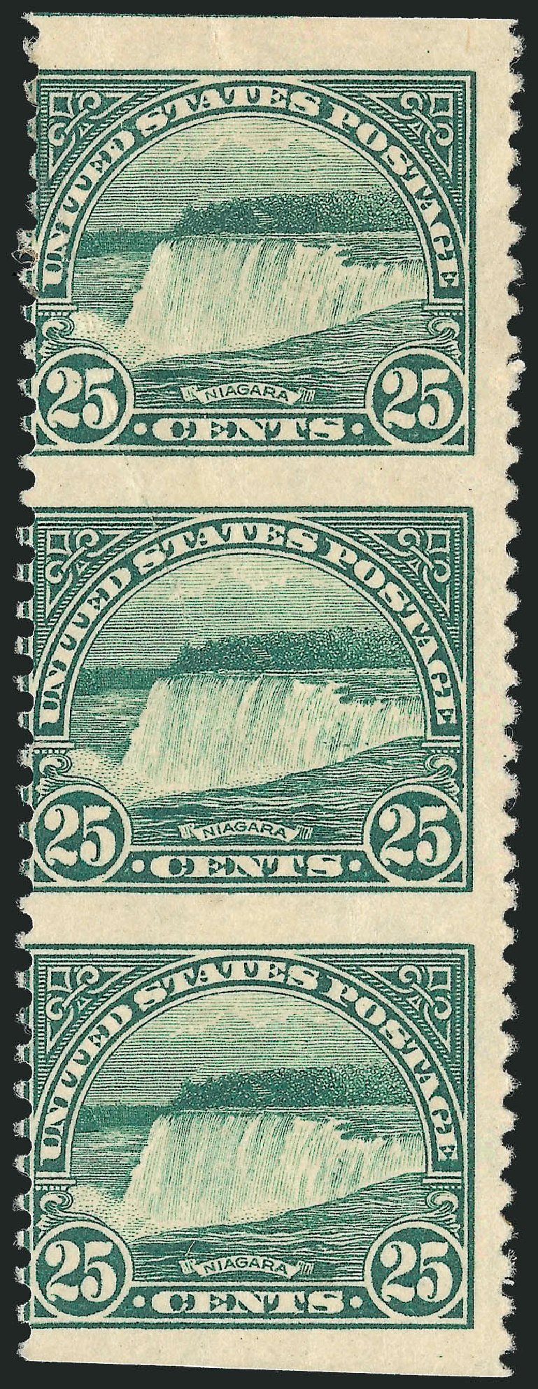 US Stamps Value Scott #568: 1923 25c Niagara Falls Perf 11. Robert Siegel Auction Galleries, Dec 2010, Sale 1001, Lot 2148