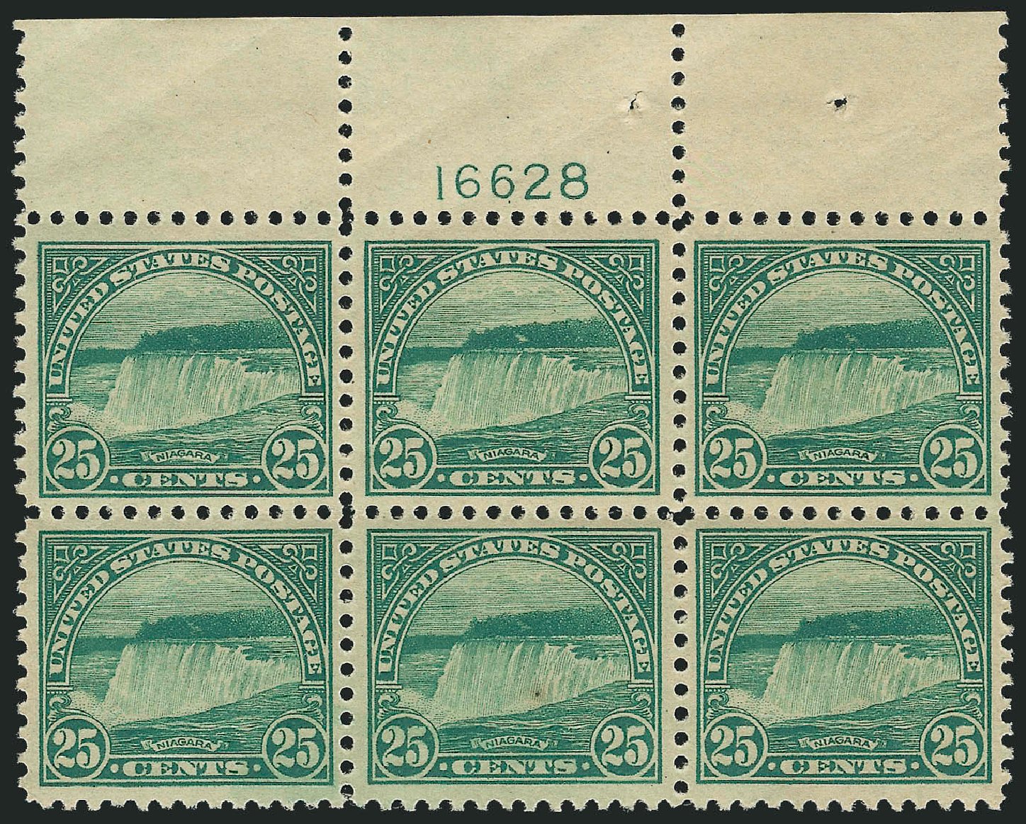 US Stamps Prices Scott 568: 25c 1923 Niagara Falls Perf 11. Robert Siegel Auction Galleries, Sep 2014, Sale 1078, Lot 599