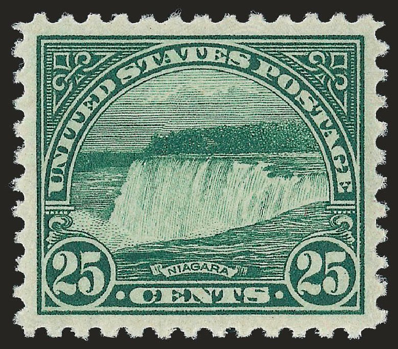 Prices of US Stamp Scott Catalog # 568 - 1923 25c Niagara Falls Perf 11. Robert Siegel Auction Galleries, Apr 2010, Sale 984, Lot 969
