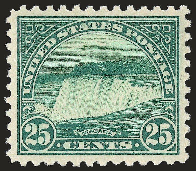 Cost of US Stamp Scott Catalog # 568: 25c 1923 Niagara Falls Perf 11. Robert Siegel Auction Galleries, Dec 2008, Sale 967, Lot 4945