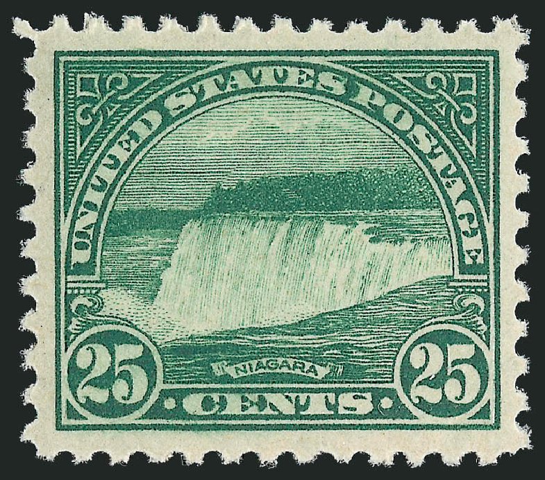 Cost of US Stamps Scott Catalog #568: 25c 1923 Niagara Falls Perf 11. Robert Siegel Auction Galleries, Nov 2012, Sale 1034, Lot 492