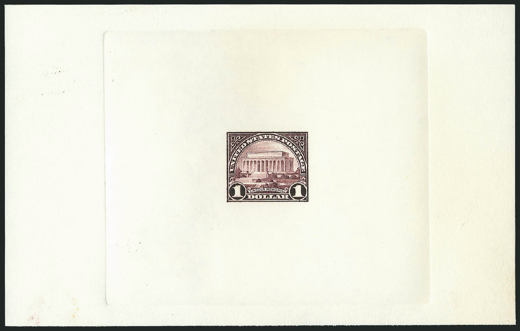 Values of US Stamp Scott Cat. # 571: US$1.00 1923 Lincoln Memorial Perf 11. Robert Siegel Auction Galleries, Mar 2013, Sale 1040, Lot 1111