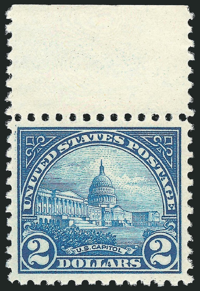 Cost of US Stamp Scott Catalogue #572 - 1923 US$2.00 US Capitol Perf 11. Robert Siegel Auction Galleries, Jun 2009, Sale 975, Lot 1988