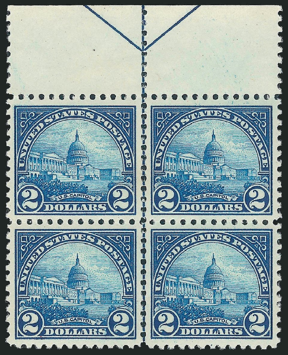 Values of US Stamp Scott 572: 1923 US$2.00 US Capitol Perf 11. Robert Siegel Auction Galleries, Mar 2013, Sale 1040, Lot 1975