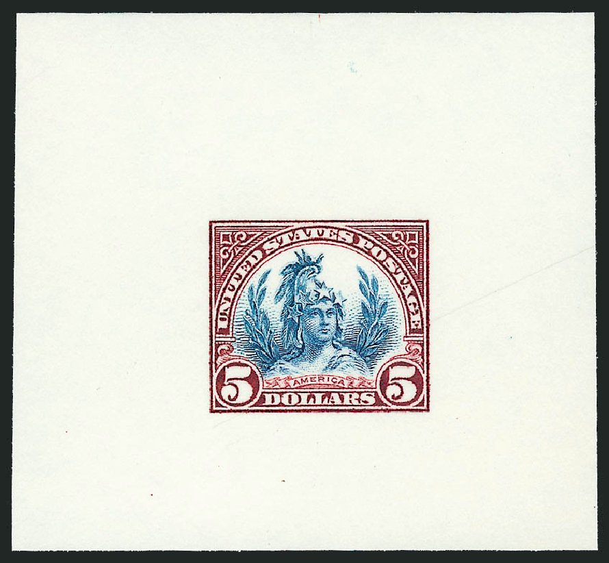 Prices of US Stamps Scott Catalogue 573 - US$5.00 1923 Freedom Statue Perf 11. Robert Siegel Auction Galleries, Mar 2013, Sale 1040, Lot 1113