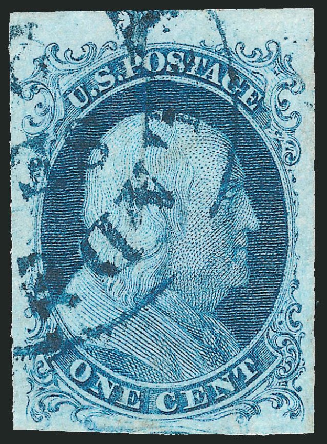 Value of US Stamp Scott Catalogue #5A - 1851 1c Franklin. Robert Siegel Auction Galleries, Jun 2012, Sale 1024, Lot 18