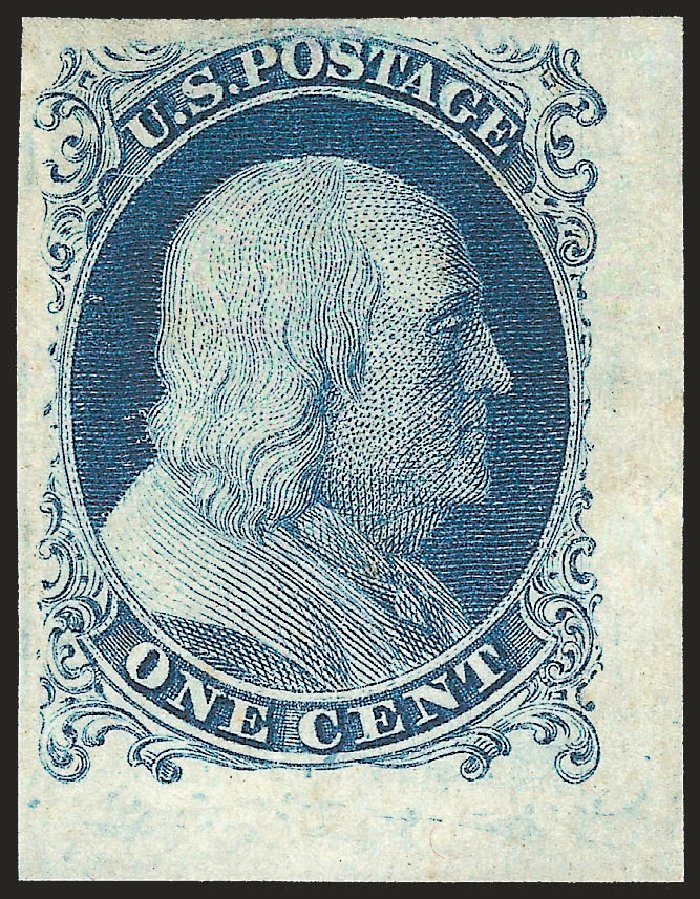 Cost of US Stamps Scott # 6 - 1857 1c Franklin. Robert Siegel Auction Galleries, Jan 2009, Sale 968, Lot 8