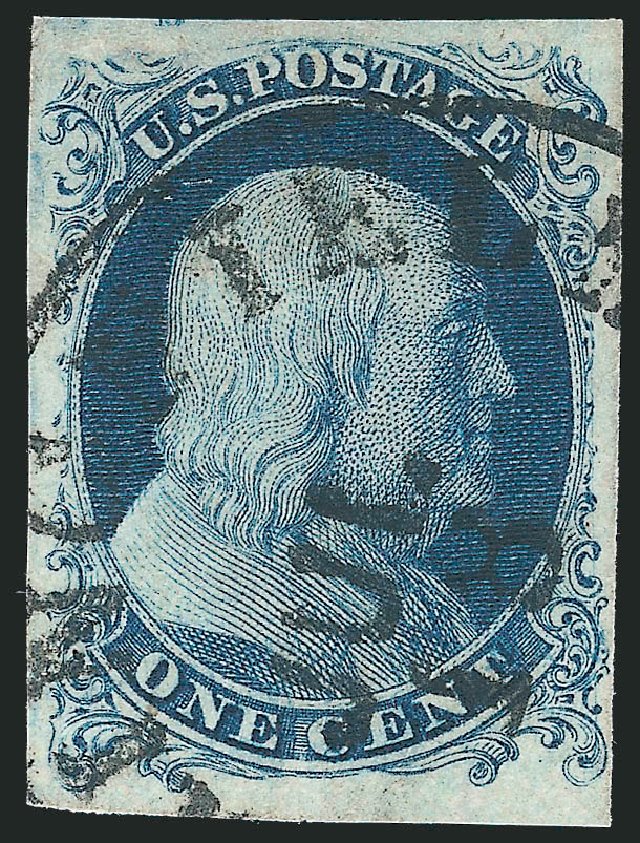 Cost of US Stamps Scott Catalog #6: 1857 1c Franklin. Robert Siegel Auction Galleries, Jun 2012, Sale 1024, Lot 19