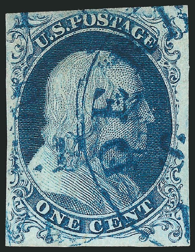 Values of US Stamps Scott Catalog 6: 1c 1857 Franklin. Robert Siegel Auction Galleries, Apr 2010, Sale 984, Lot 50