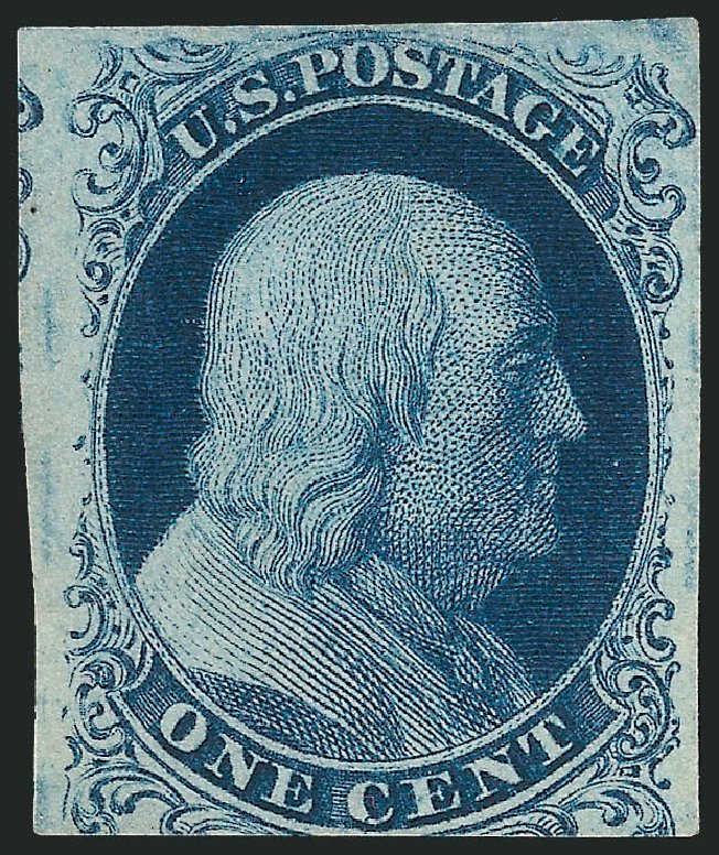 Prices of US Stamp Scott # 6 - 1857 1c Franklin. Robert Siegel Auction Galleries, Nov 2013, Sale 1057, Lot 554