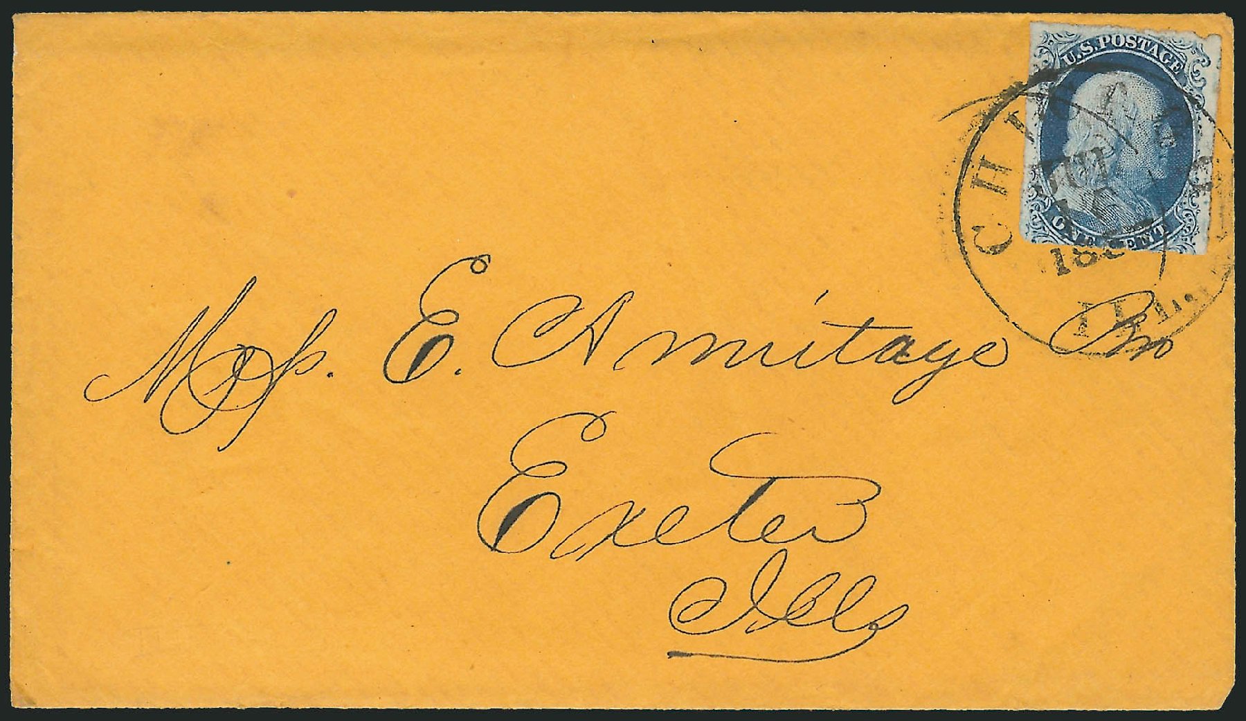 US Stamp Price Scott #6 - 1857 1c Franklin. Robert Siegel Auction Galleries, Oct 2008, Sale 963, Lot 174