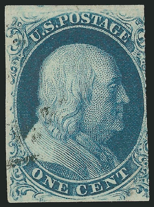 US Stamp Prices Scott #6 - 1c 1857 Franklin. Robert Siegel Auction Galleries, Jul 2013, Sale 1050, Lot 73