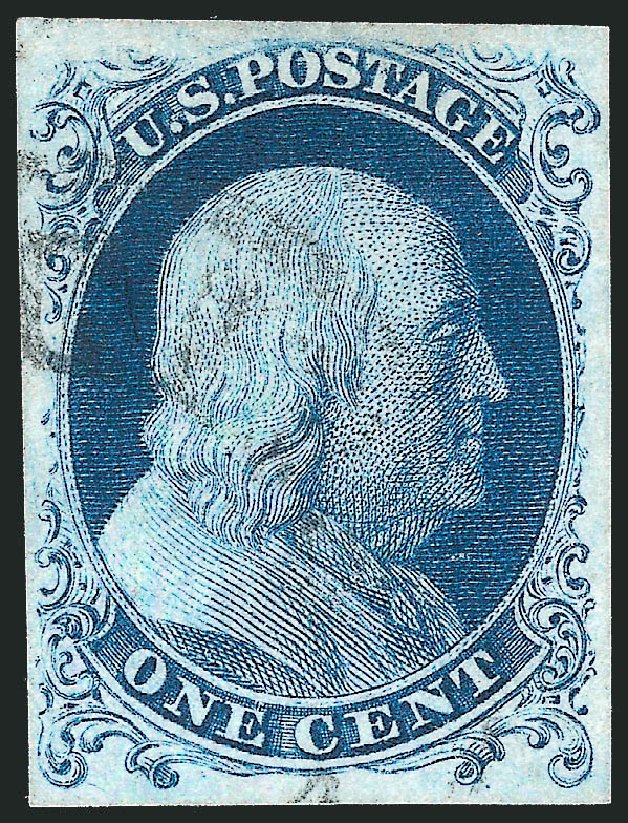 Costs of US Stamp Scott #6: 1c 1857 Franklin. Robert Siegel Auction Galleries, Nov 2012, Sale 1034, Lot 26