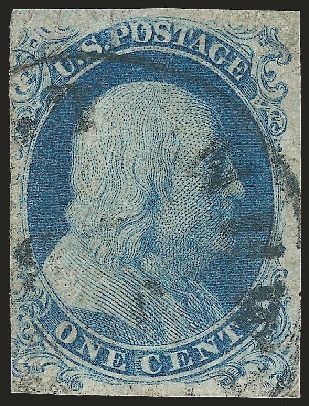 Values of US Stamps Scott #6: 1c 1857 Franklin. Robert Siegel Auction Galleries, Jun 2009, Sale 975, Lot 1106