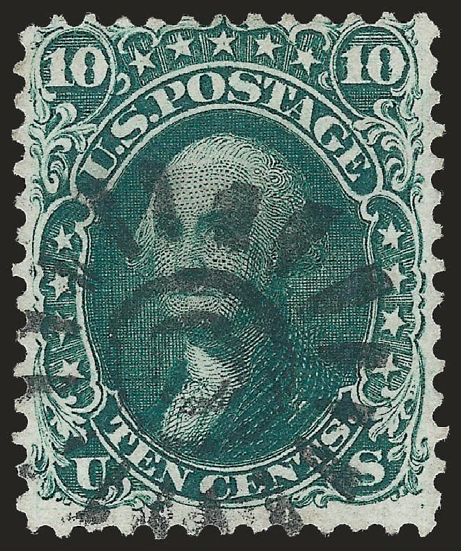 US Stamps Prices Scott Catalog #62B - 10c 1861 Washington. Robert Siegel Auction Galleries, Apr 2010, Sale 984, Lot 267