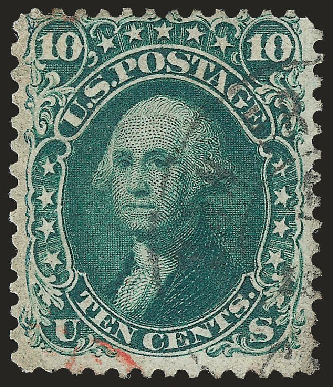 Price of US Stamps Scott Catalogue 62B: 10c 1861 Washington. Robert Siegel Auction Galleries, Apr 2010, Sale 984, Lot 268